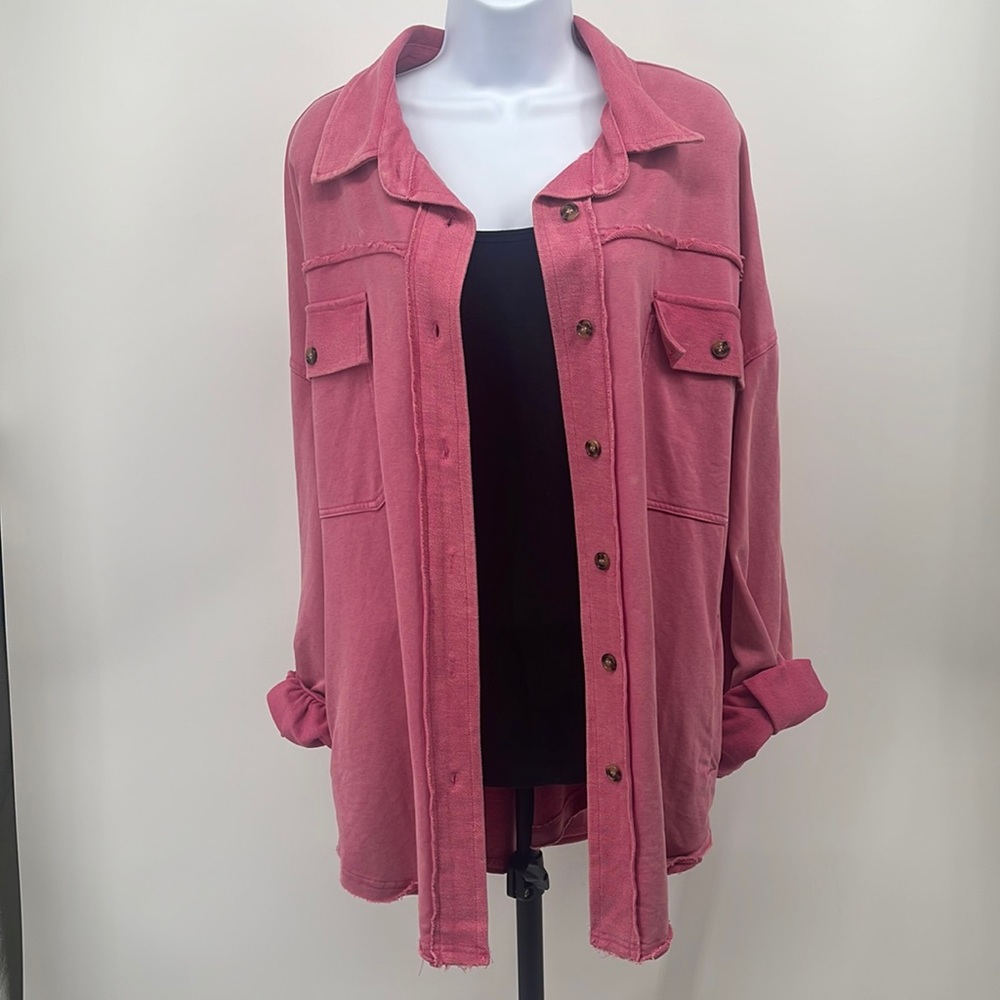Pink Shacket by Fantastic Fawn! Last one!